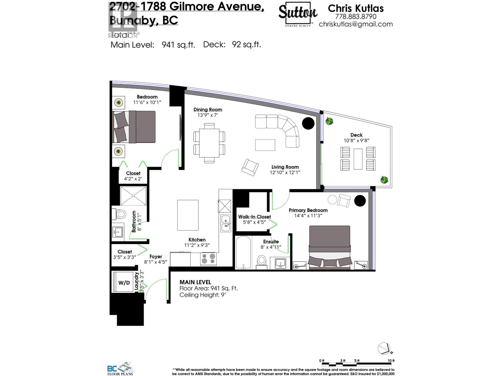 2702 1788 Gilmore Avenue, Burnaby, British Columbia  V5C 0L5 - Photo 22 - R3160393
