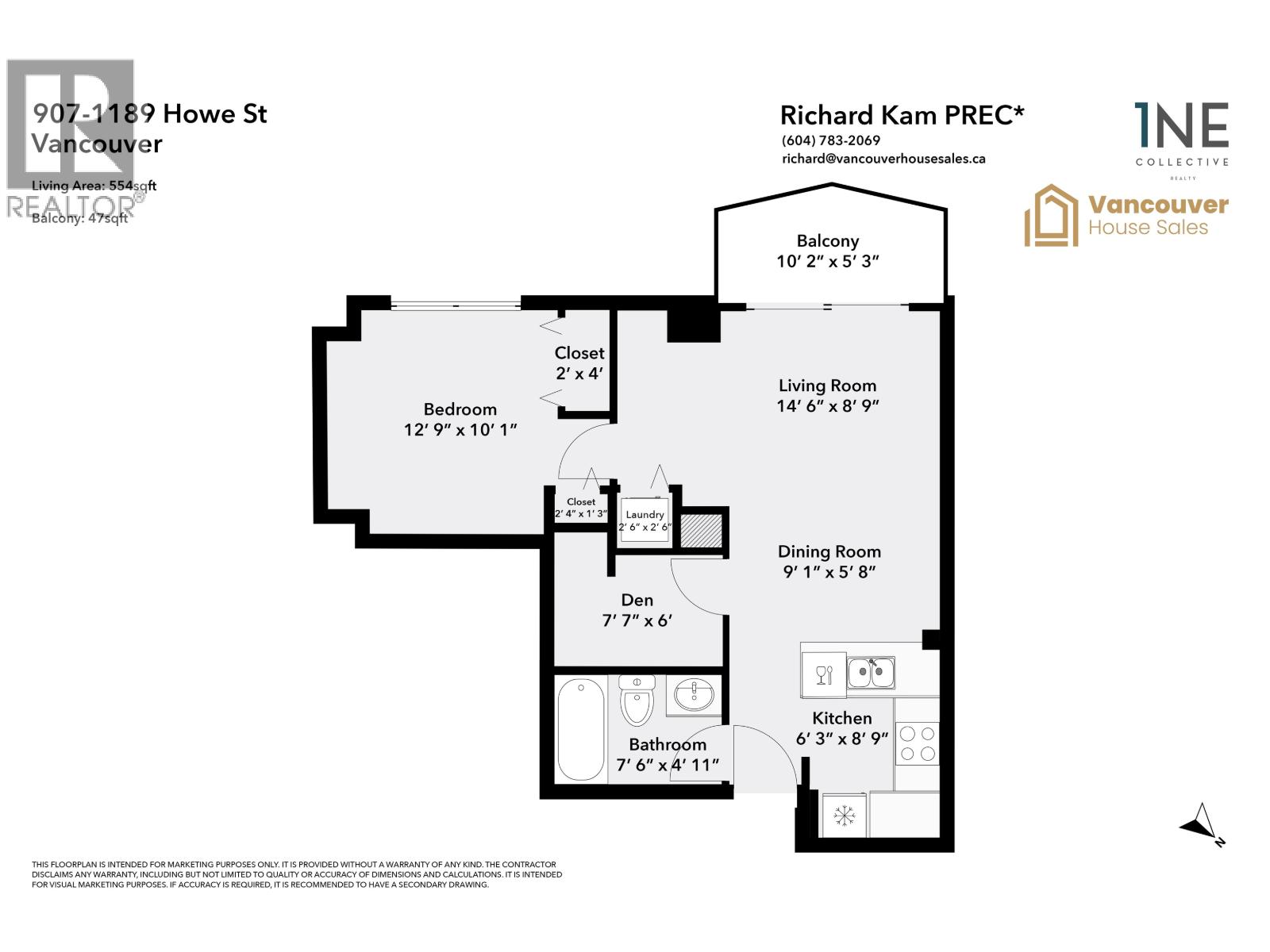 907 1189 Howe Street, Vancouver, British Columbia  V6Z 2X4 - Photo 36 - R3160425