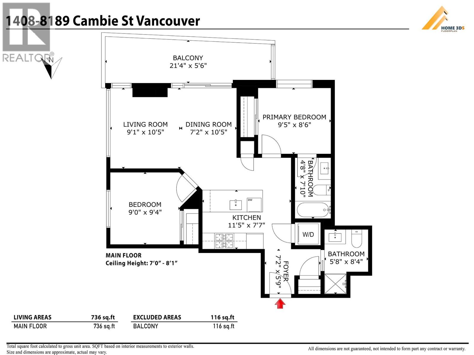 1408 8189 Cambie Street, Vancouver, British Columbia  V6P 0G6 - Photo 13 - R3160496