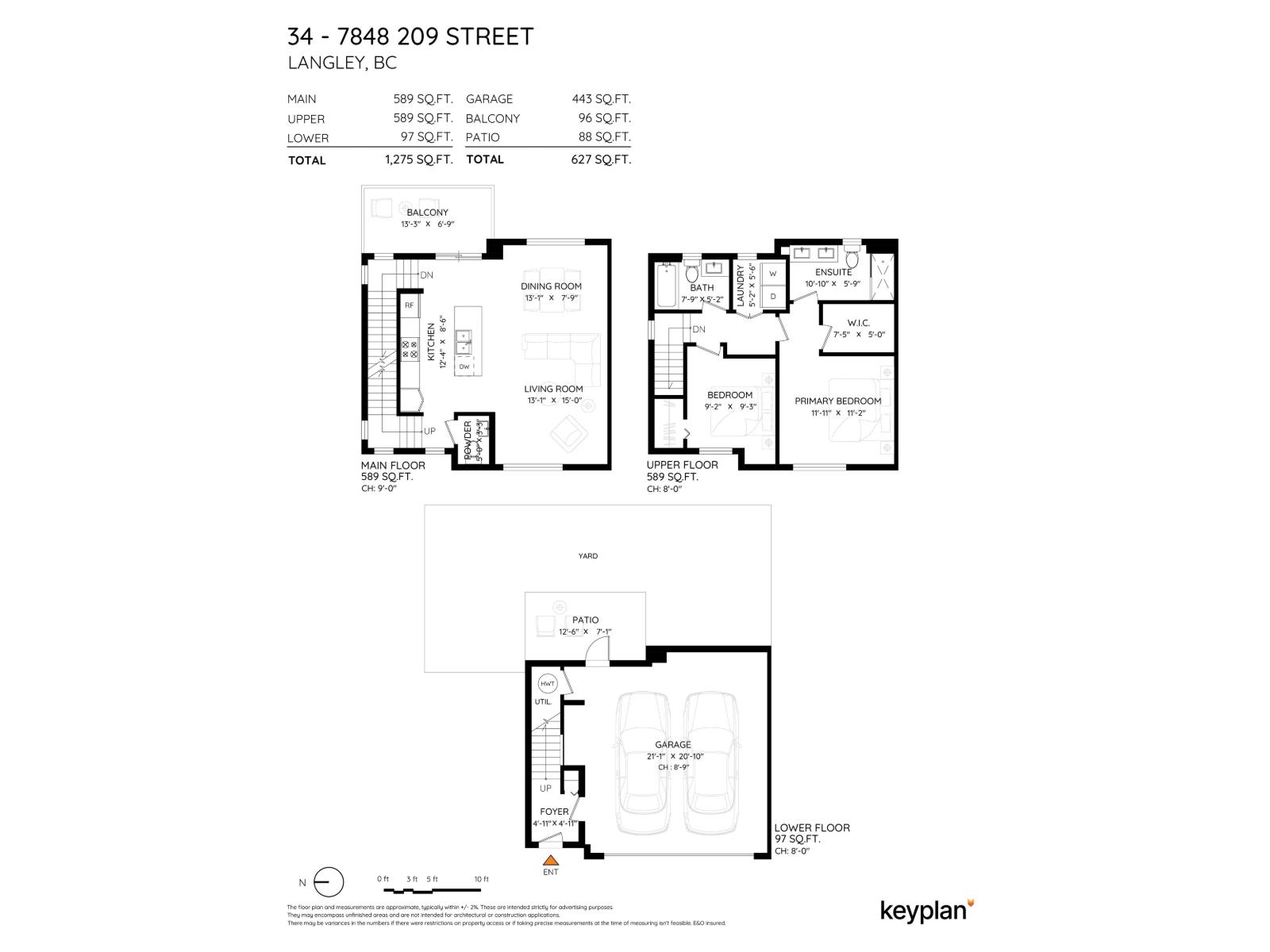 34 7848 209 Street, Langley, British Columbia  V2Y 0M4 - Photo 33 - R3160562