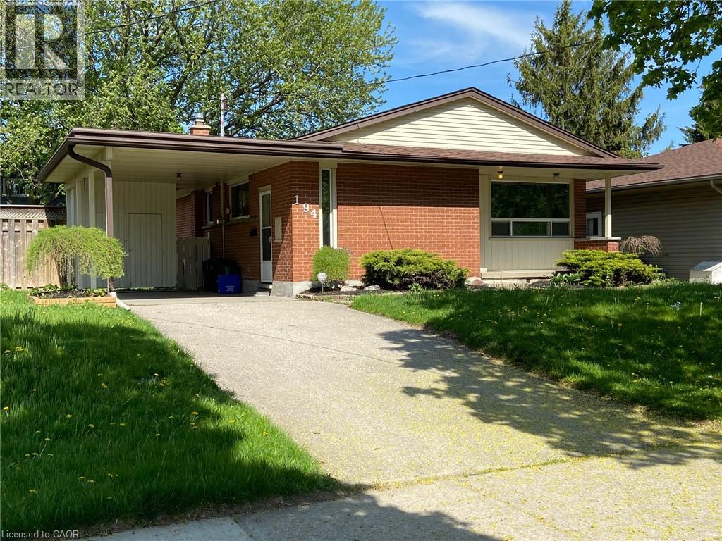 194 RIVER Road E Unit# Upper, Kitchener, Ontario