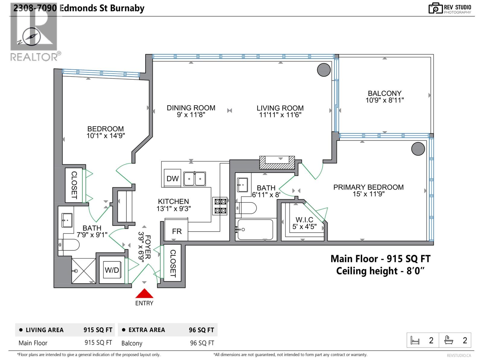 2308 7090 Edmonds Street, Burnaby, British Columbia  V3N 0C6 - Photo 36 - R3159971