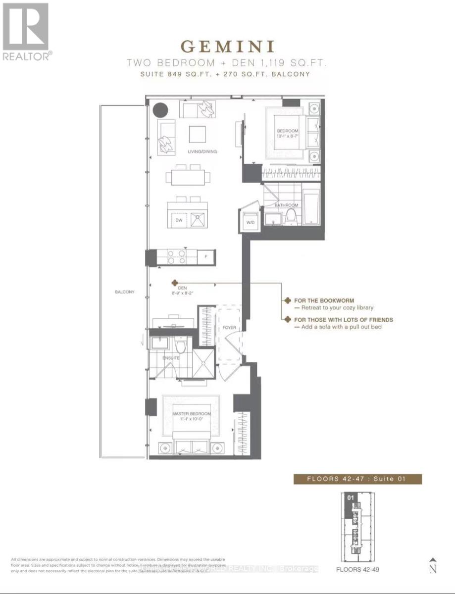 4201 - 3 Gloucester Street, Toronto, Ontario  M4Y 0C6 - Photo 14 - C13736304