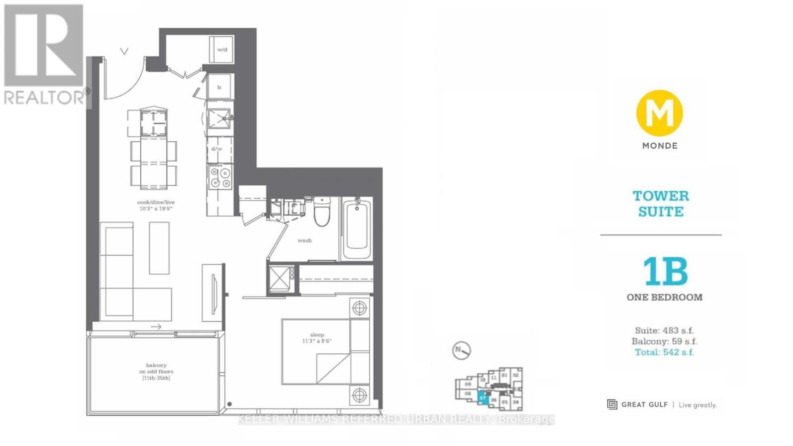 1707 - 16 Bonnycastle Street, Toronto, Ontario  M5A 0C9 - Photo 16 - C13737354
