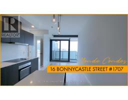1707 - 16 BONNYCASTLE STREET, Toronto, Ontario