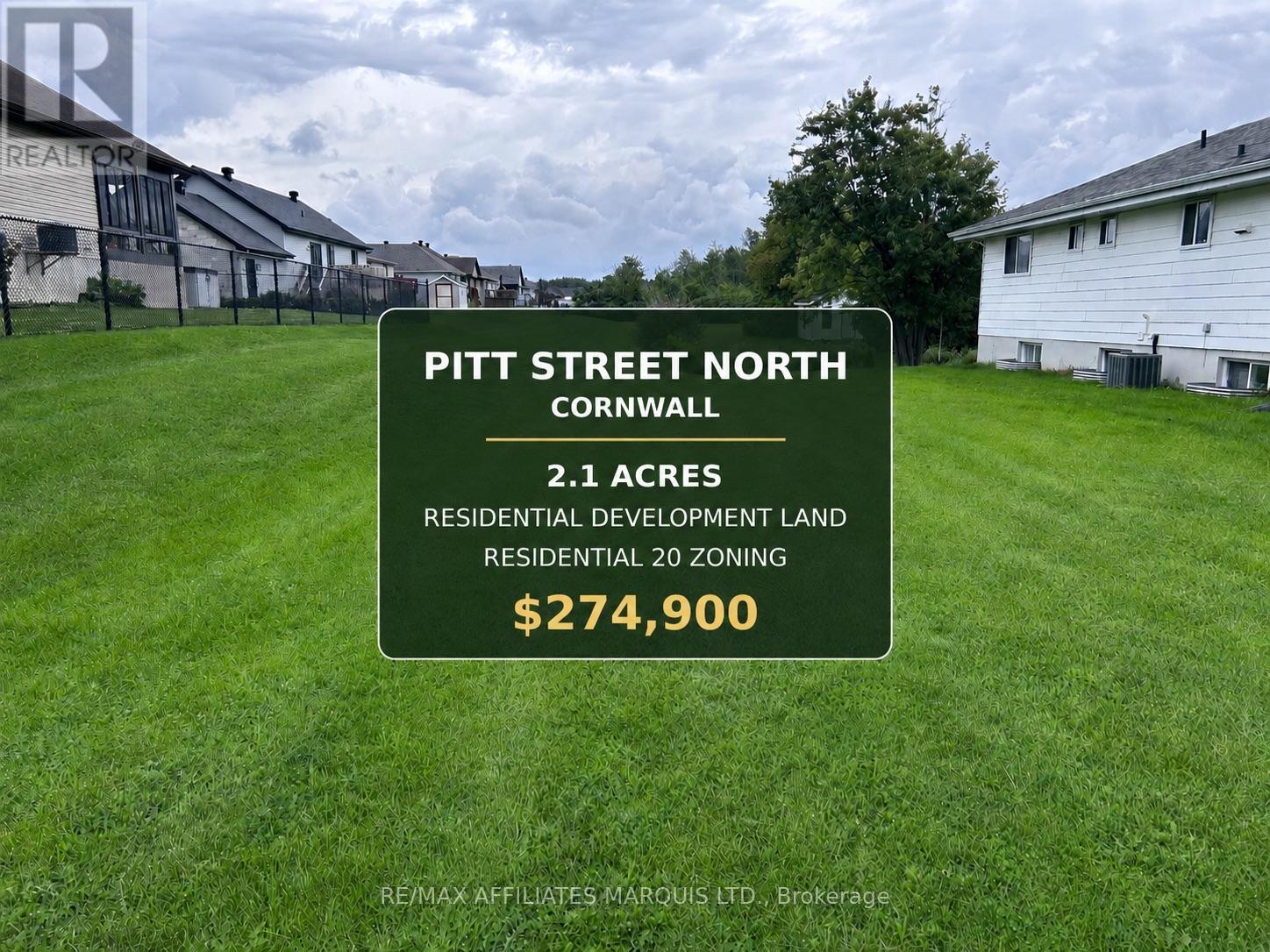 LOT PITT STREET, Cornwall, Ontario