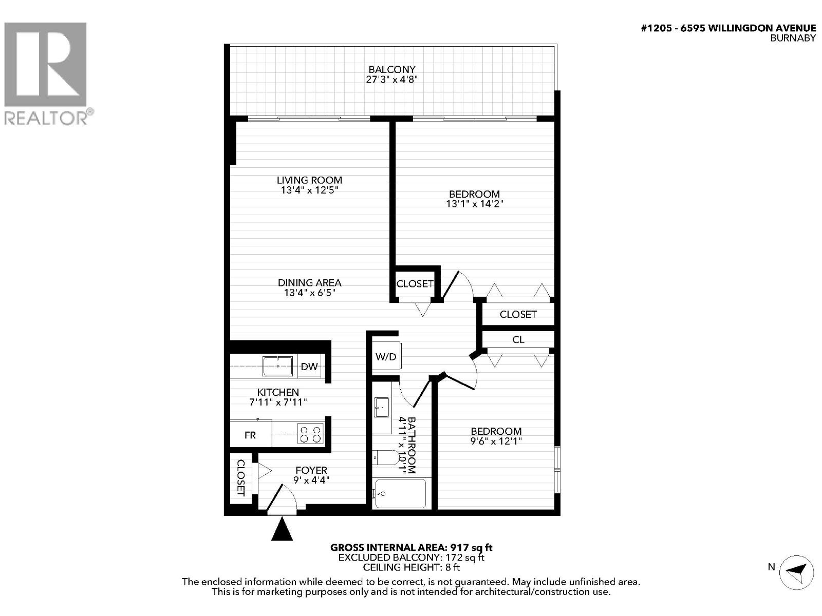 1205 6595 Willingdon Avenue, Burnaby, British Columbia  V5H 4E5 - Photo 30 - R3161548