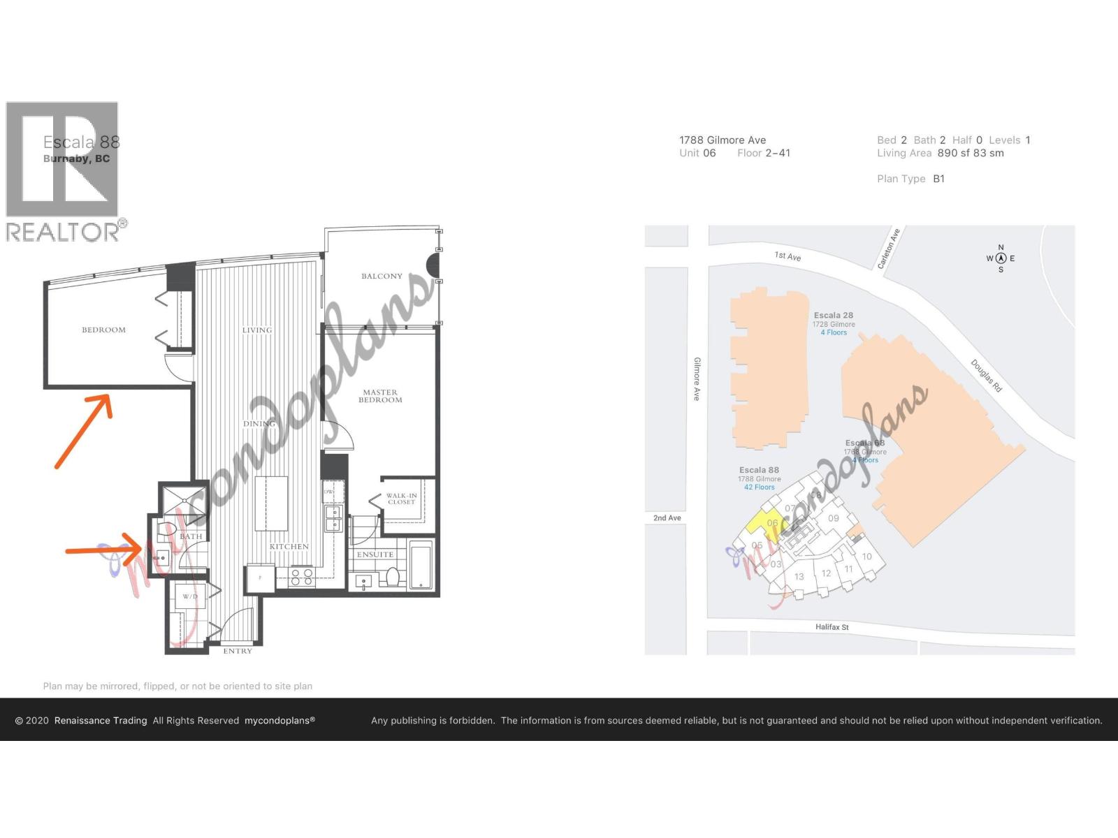 906 1788 Gilmore Av, Burnaby, British Columbia  V5C 0L5 - Photo 3 - R3161682