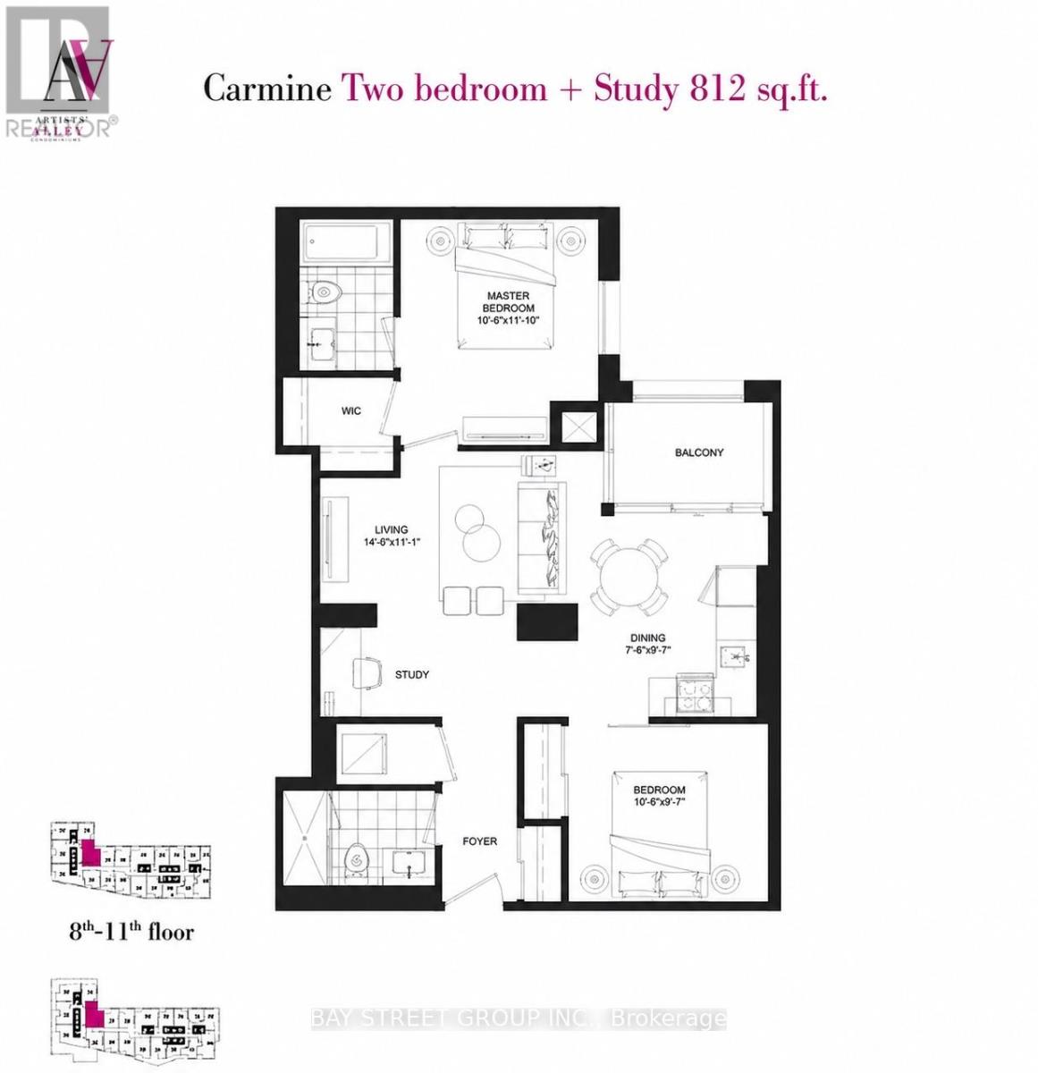 1116 - 121 St Patrick Street, Toronto, Ontario  M5T 3C1 - Photo 9 - C13749492
