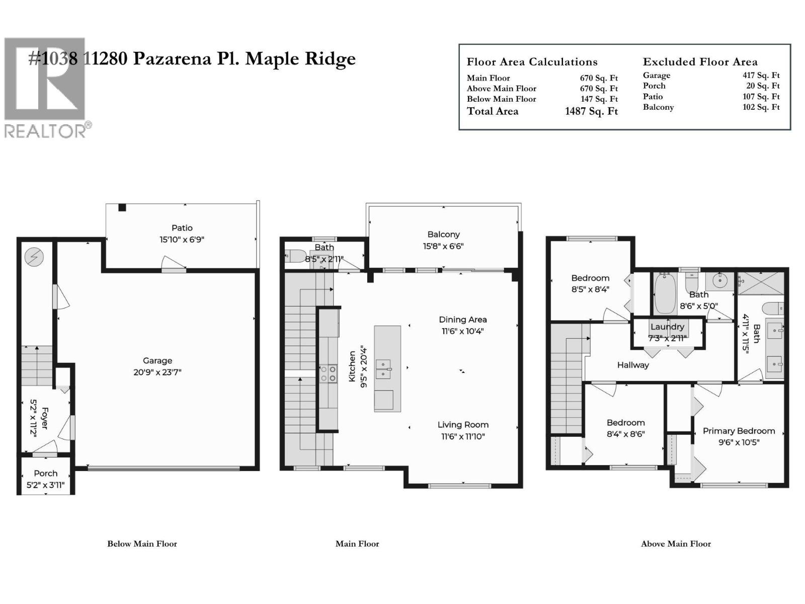 1038 11280 Pazarena Place, Maple Ridge, British Columbia  V2X 9H8 - Photo 23 - R3162244