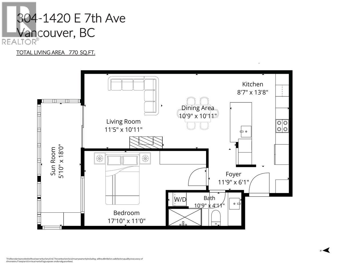 304 1420 E 7th Avenue, Vancouver, British Columbia  V5N 1R8 - Photo 16 - R3162453