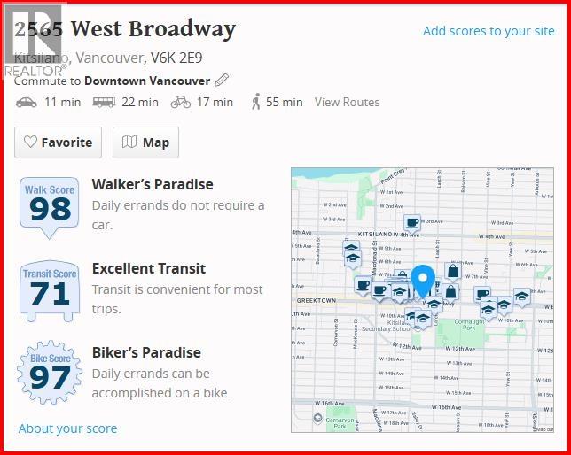 246 2565 W Broadway Street, Vancouver, British Columbia  V6K 2E9 - Photo 35 - R3162803