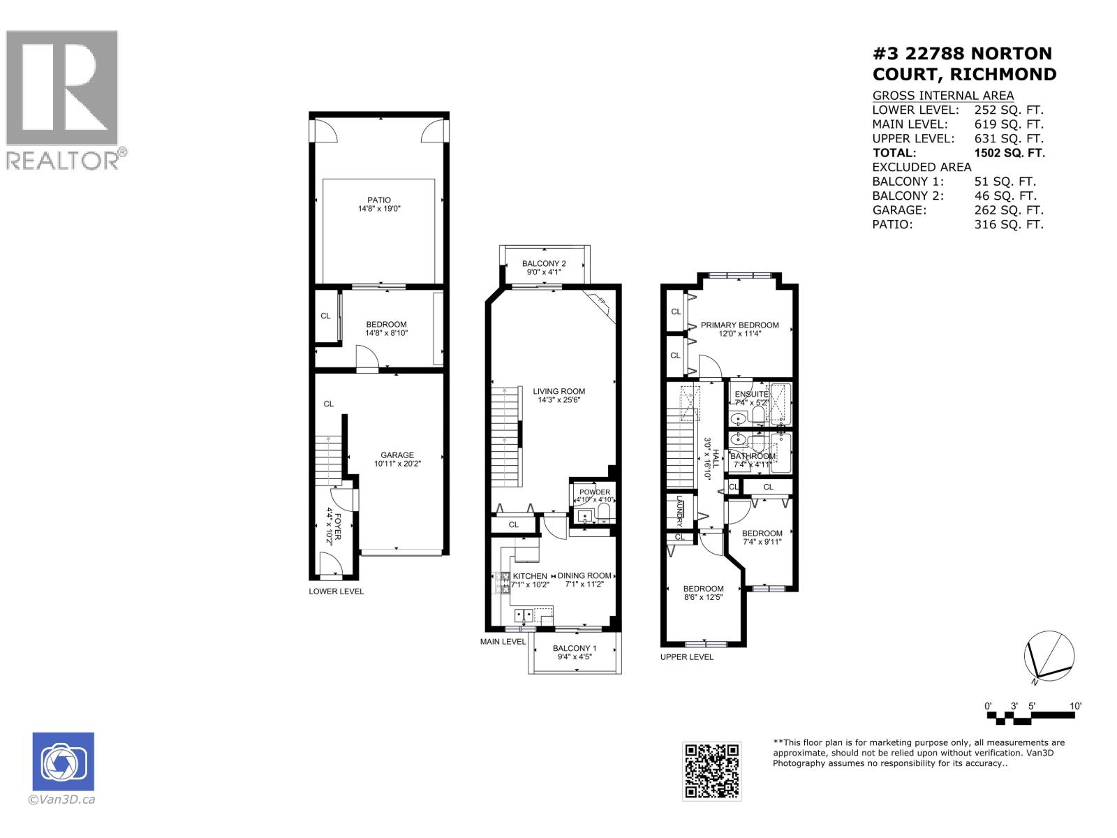 3 22788 Norton Court, Richmond, British Columbia  V6V 2W7 - Photo 2 - R3162898