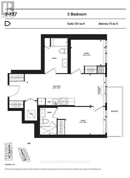 1704 - 50 Power Street, Toronto, Ontario  M5A 3A6 - Photo 16 - C13758034