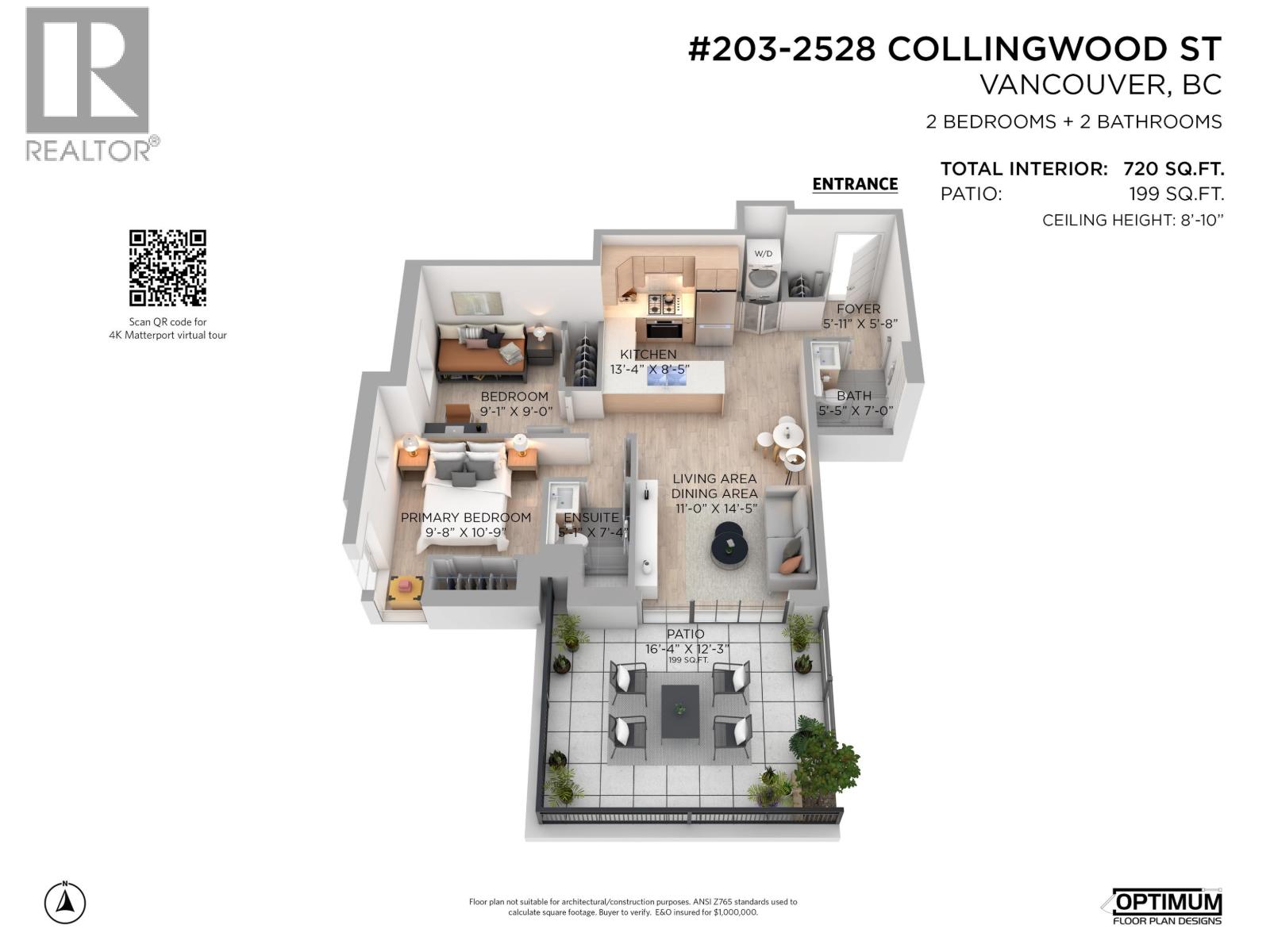 203 2528 Collingwood Street, Vancouver, British Columbia  V6R 0C1 - Photo 3 - R3161980