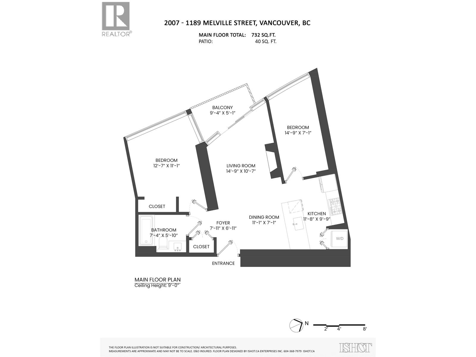 2007 1189 Melville Street, Vancouver, British Columbia  V6E 4T8 - Photo 38 - R3163058