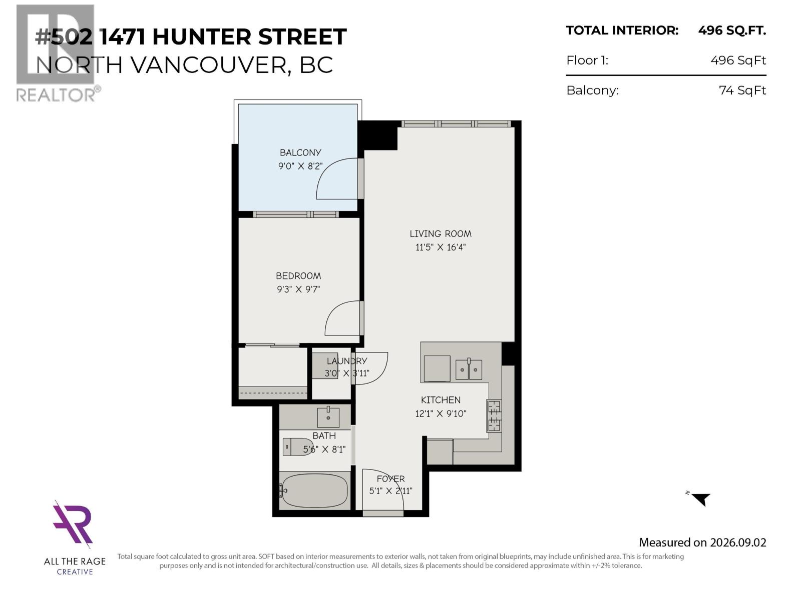 502 1471 Hunter Street, North Vancouver, British Columbia  V7J 1H3 - Photo 24 - R3163457