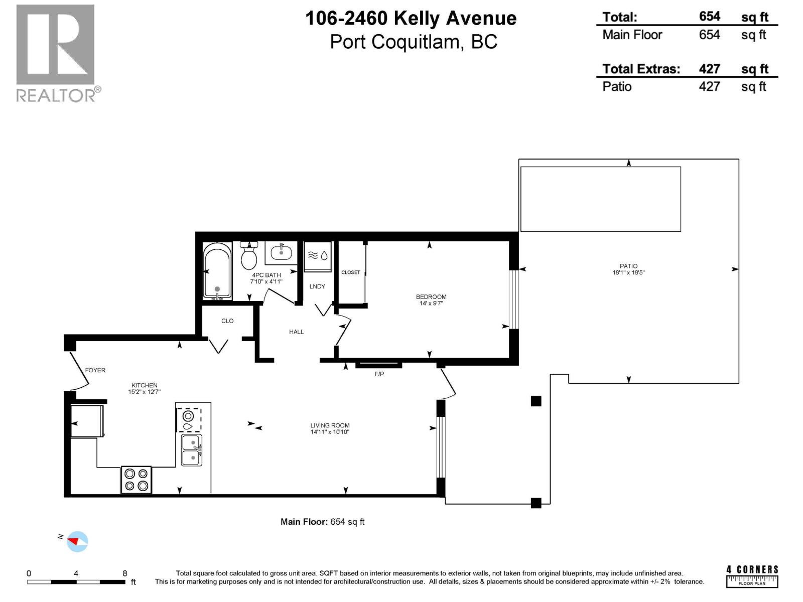 106 2460 Kelly Avenue, Port Coquitlam, British Columbia  V3C 0E3 - Photo 39 - R3163464