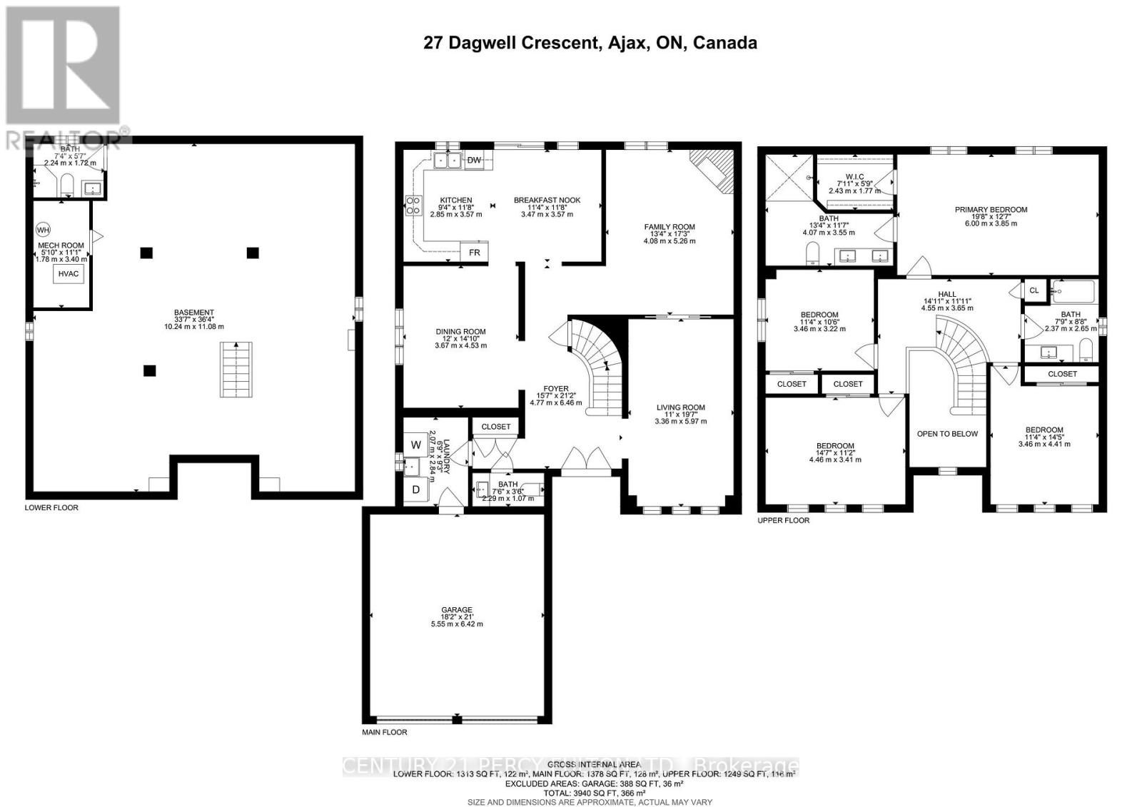 27 Dagwell Crescent, Ajax, Ontario  L1T 3M8 - Photo 5 - E13763152