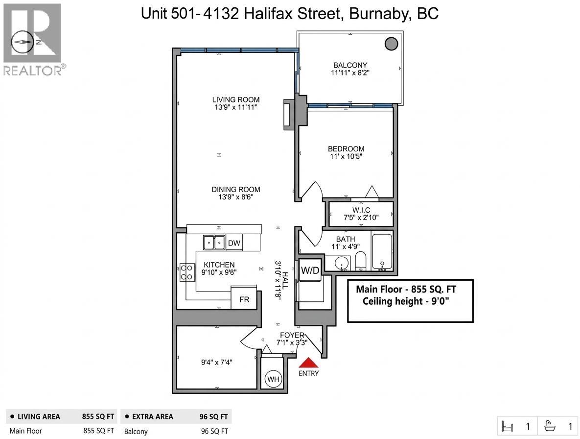 501 4132 Halifax Street, Burnaby, British Columbia V5C 6V1 - Photo 1 - R3163458