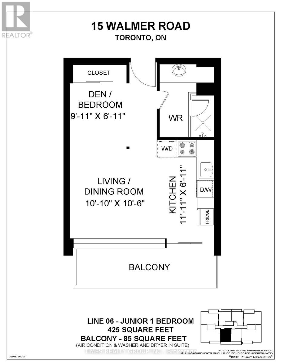 906 - 15 Walmer Road, Toronto (Annex), Ontario  M5R 2X1 - Photo 6 - C13773544