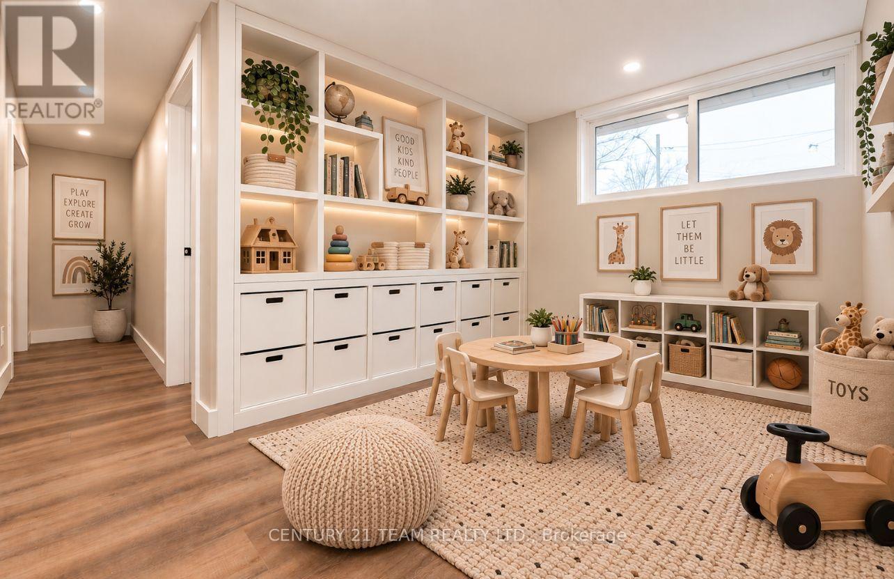 Virtually Staged Basement Media Room Alt
