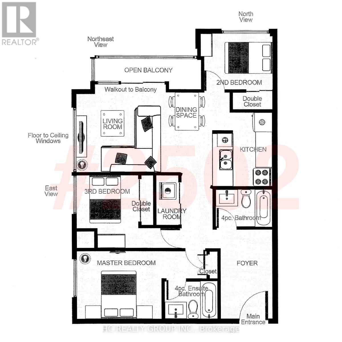2502 - 70 Town Centre Court, Toronto, Ontario  M1P 0B2 - Photo 7 - E13778244