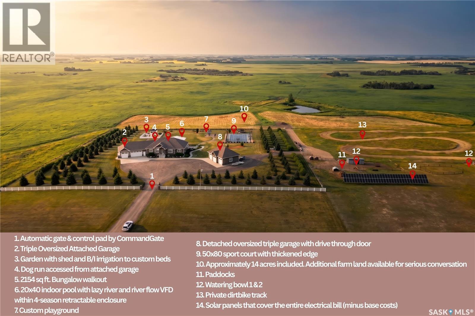 Luxury Vibank Acreage - 13.95 Acres., Vibank, Saskatchewan  S0G 4Y0 - Photo 1 - SK044809