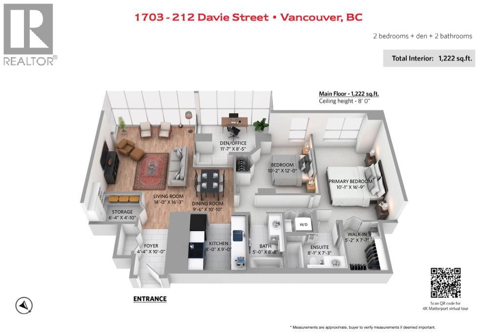 1703 212 Davie Street, Vancouver, British Columbia V6B 5Z4 - Photo 22 - R3164850