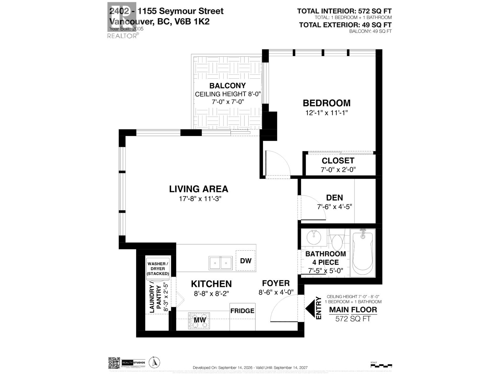 2402 1155 Seymour Street, Vancouver, British Columbia  V6B 1K2 - Photo 34 - R3164948