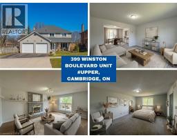 399 WINSTON Boulevard Unit# Upper, cambridge, Ontario