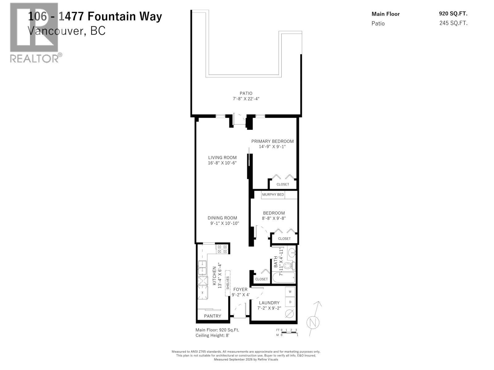 106 1477 Fountain Way, Vancouver, British Columbia  V6H 3W9 - Photo 40 - R3165112