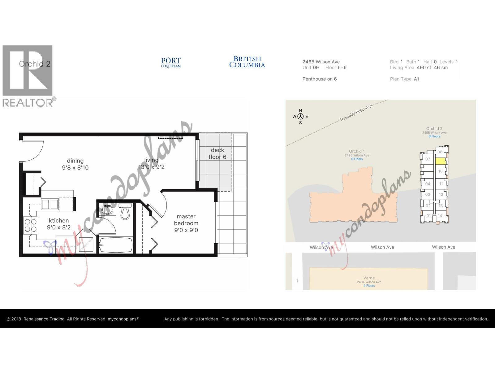 509 2465 Wilson Avenue, Port Coquitlam, British Columbia  V3C 0E6 - Photo 38 - R3165127