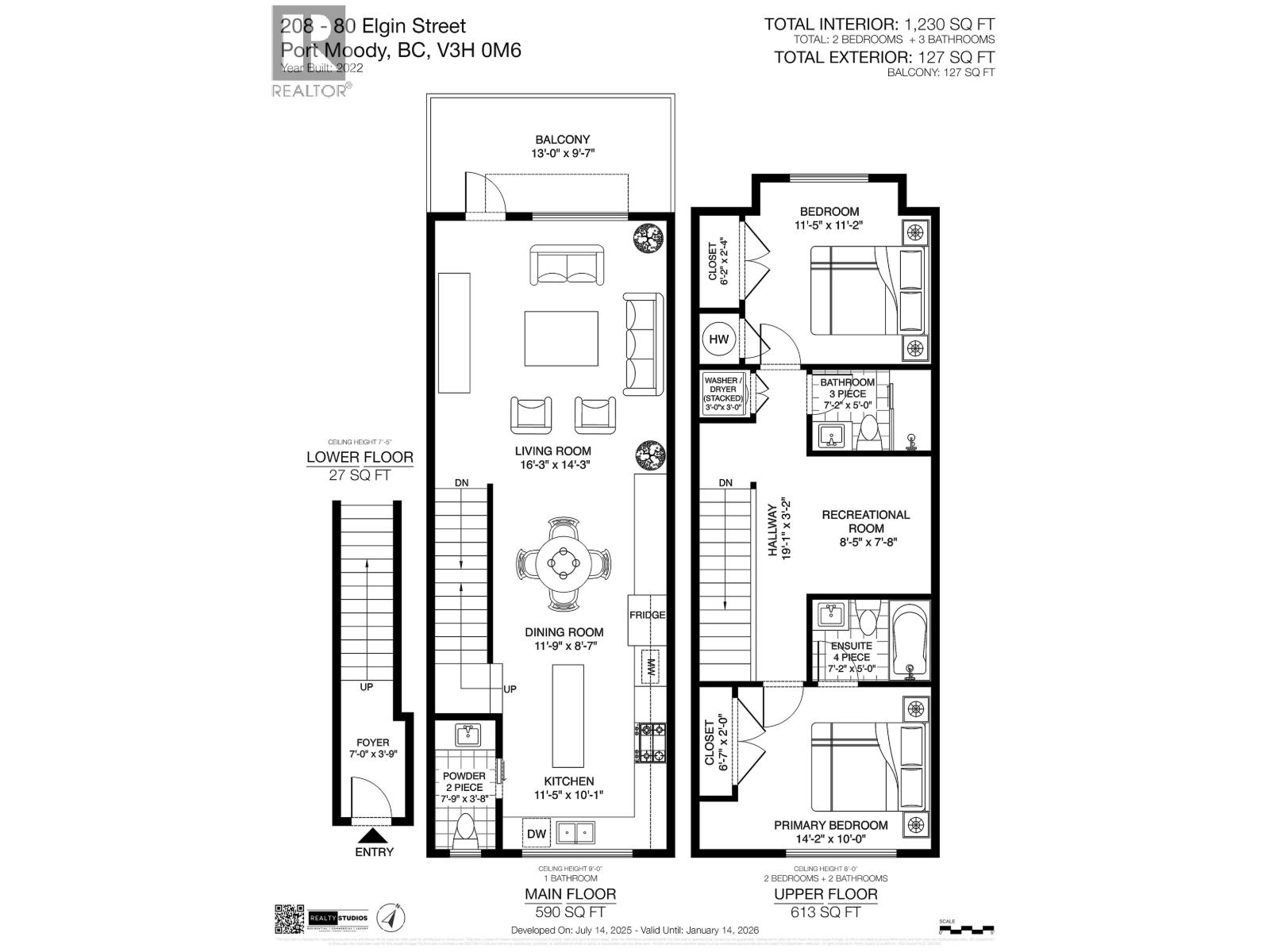 208 80 Elgin Street, Port Moody, British Columbia  V3H 0M6 - Photo 34 - R3165330