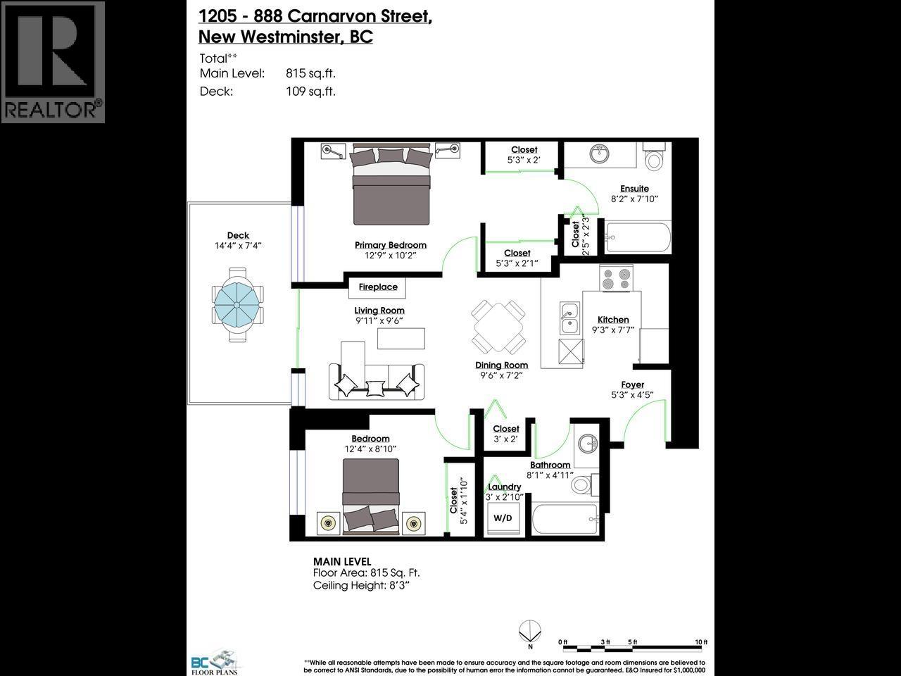 1205 888 Carnarvon Street, New Westminster, British Columbia  V3M 0C6 - Photo 2 - R3165954
