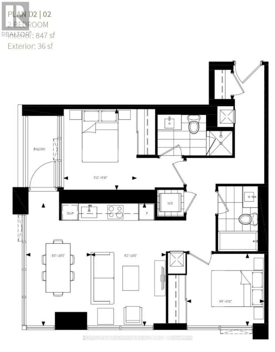 3602 - 609 Sherbourne Street, Toronto, Ontario  M4X 0A7 - Photo 9 - C13783434