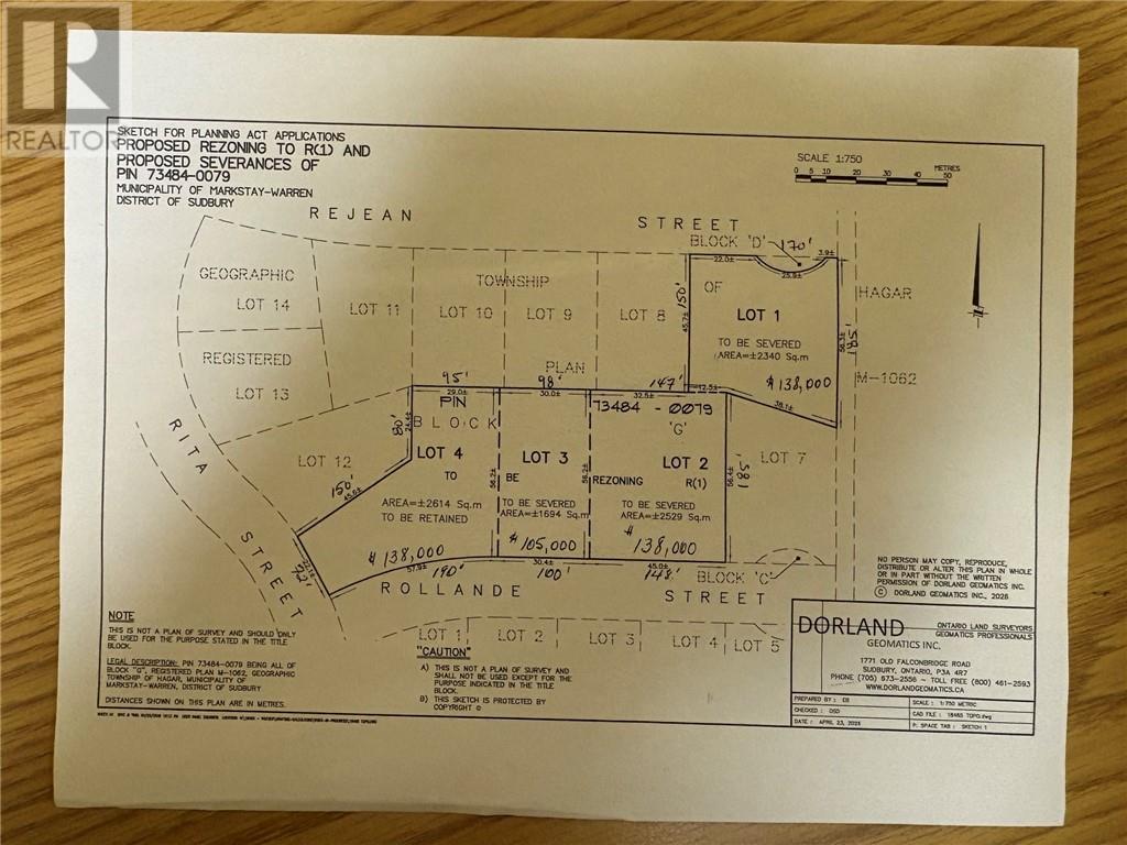 0 Rollande Street, Markstay-Warren, Ontario
