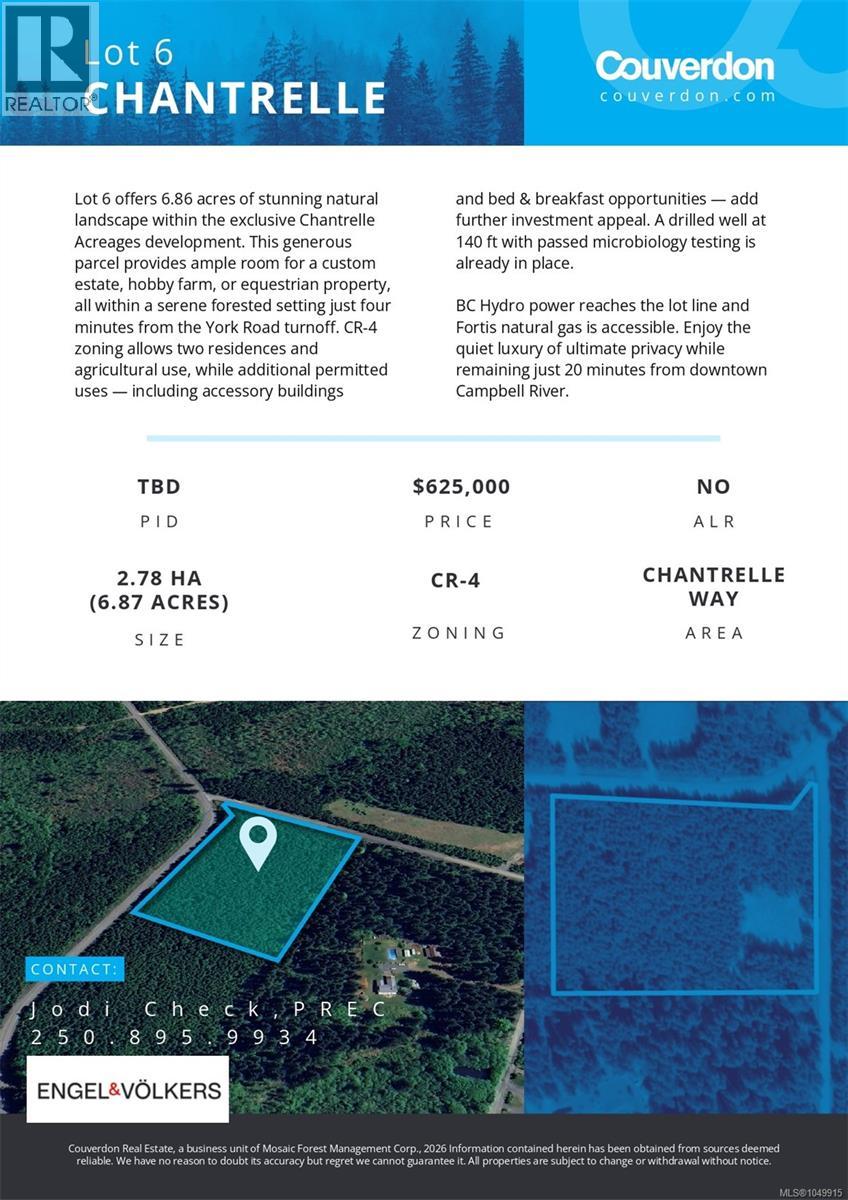 Lot 6 Chantrelle Way, Campbell River, British Columbia  V9H 1B1 - Photo 8 - 1049915