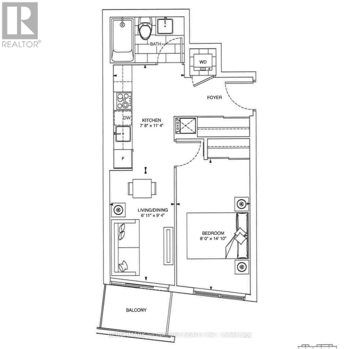 2713 - 125 Redpath Avenue, Toronto, Ontario  M4S 0B5 - Photo 10 - C13793890