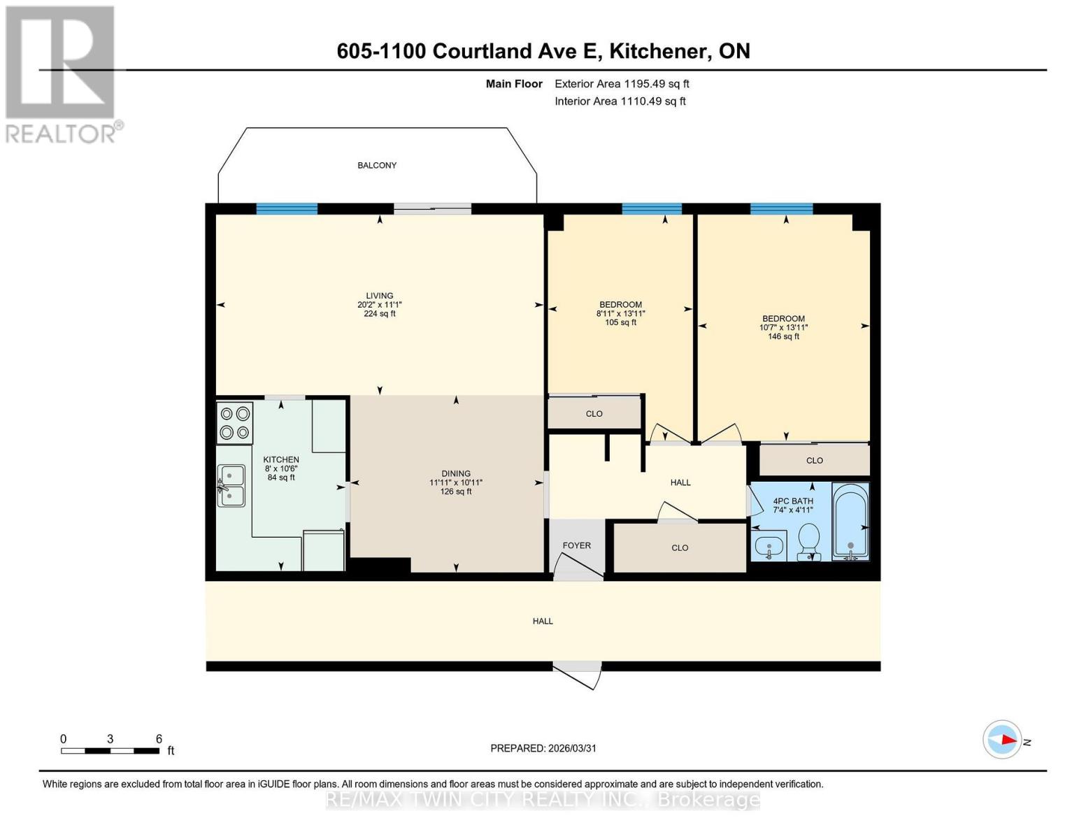 605 - 1100 Courtland Avenue E, Kitchener, Ontario  N2C 2H9 - Photo 25 - X12960798