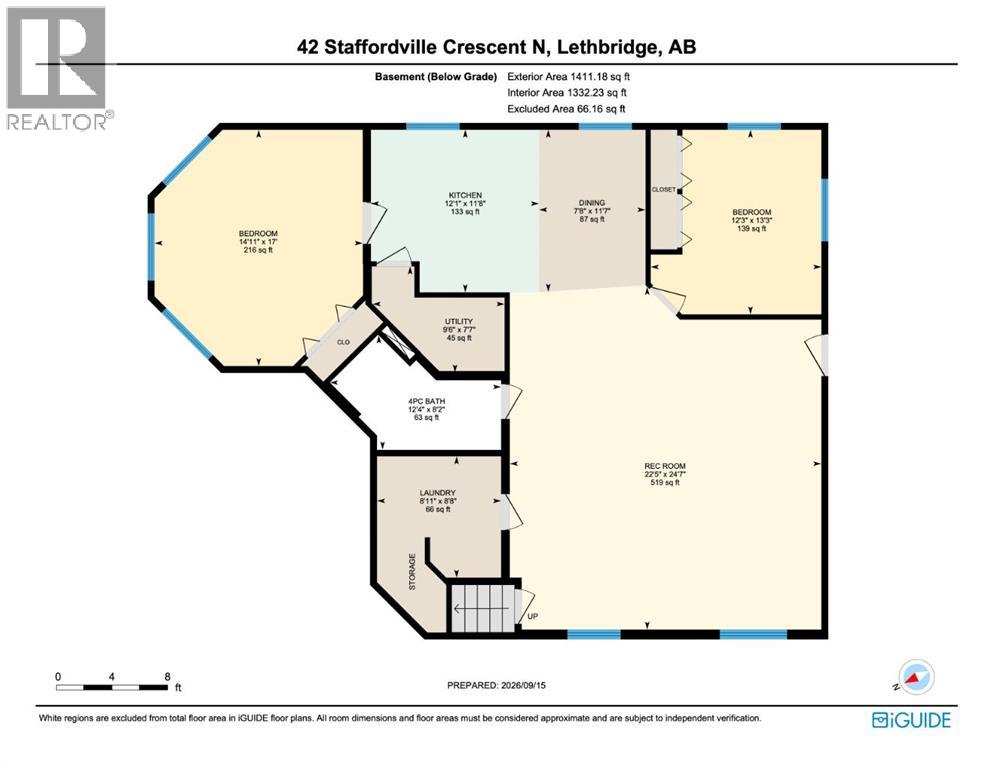 42 Staffordville Crescent N, Lethbridge, Alberta  T1H 5R2 - Photo 35 - A2345595