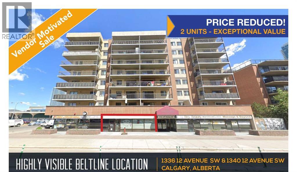 1336 And 1340 12 Avenue SW, Calgary, Alberta  T3C 0P5 - Photo 1 - A2343783