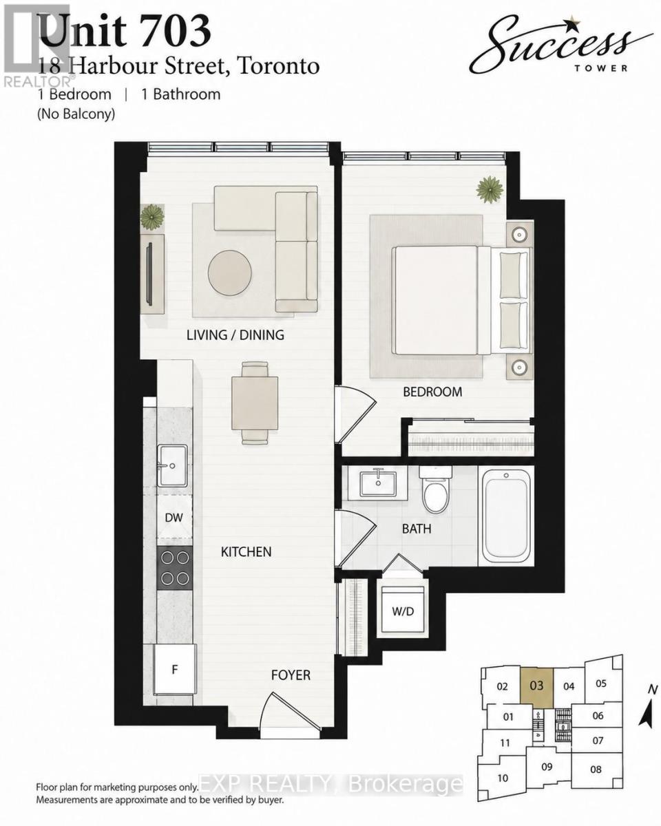 703 - 18 Harbour Street, Toronto, Ontario  M5J 2Z6 - Photo 23 - C13800554