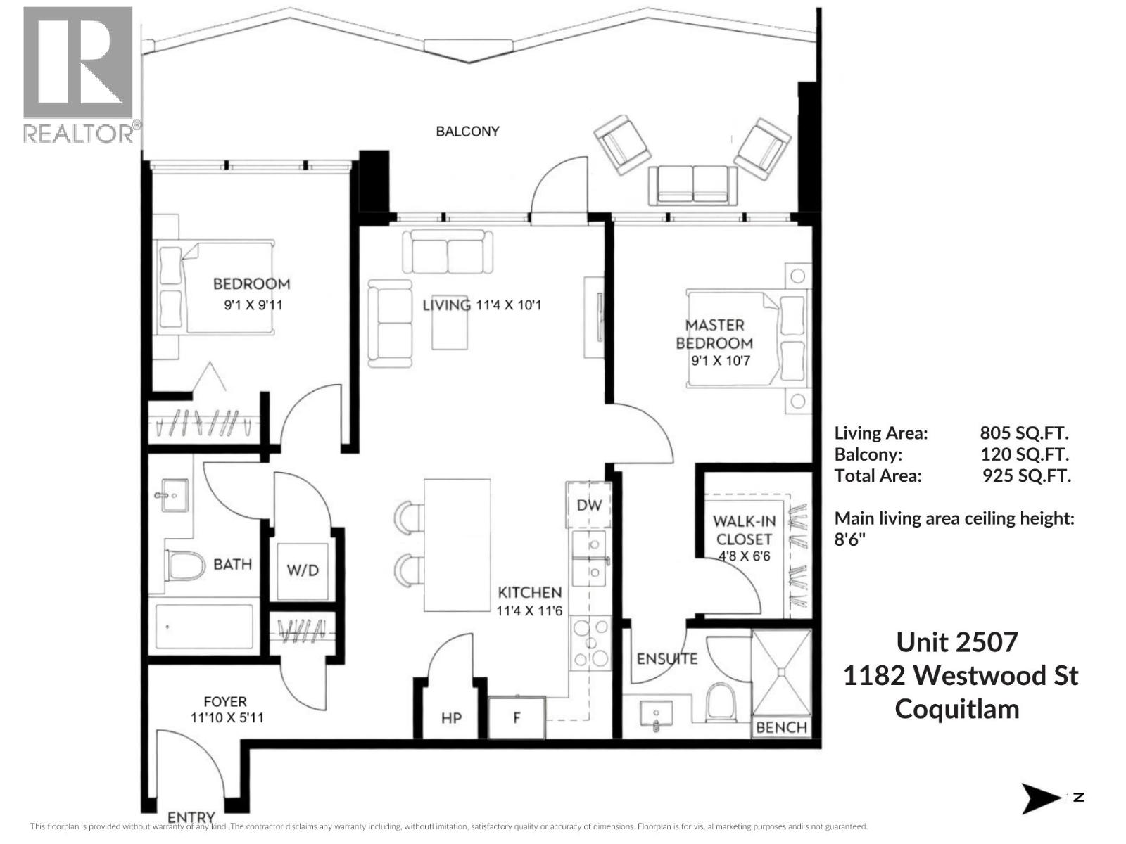 2507 1182 WESTWOOD STREET photo 13