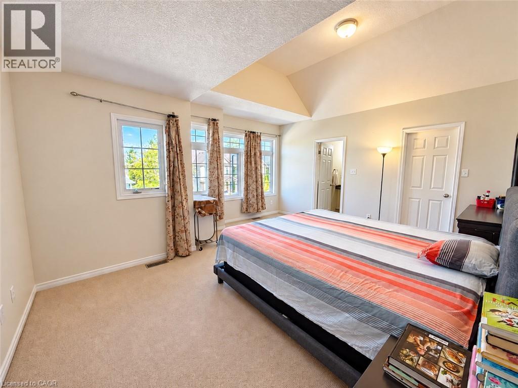 Vaulted ceiling with flush mount lighting