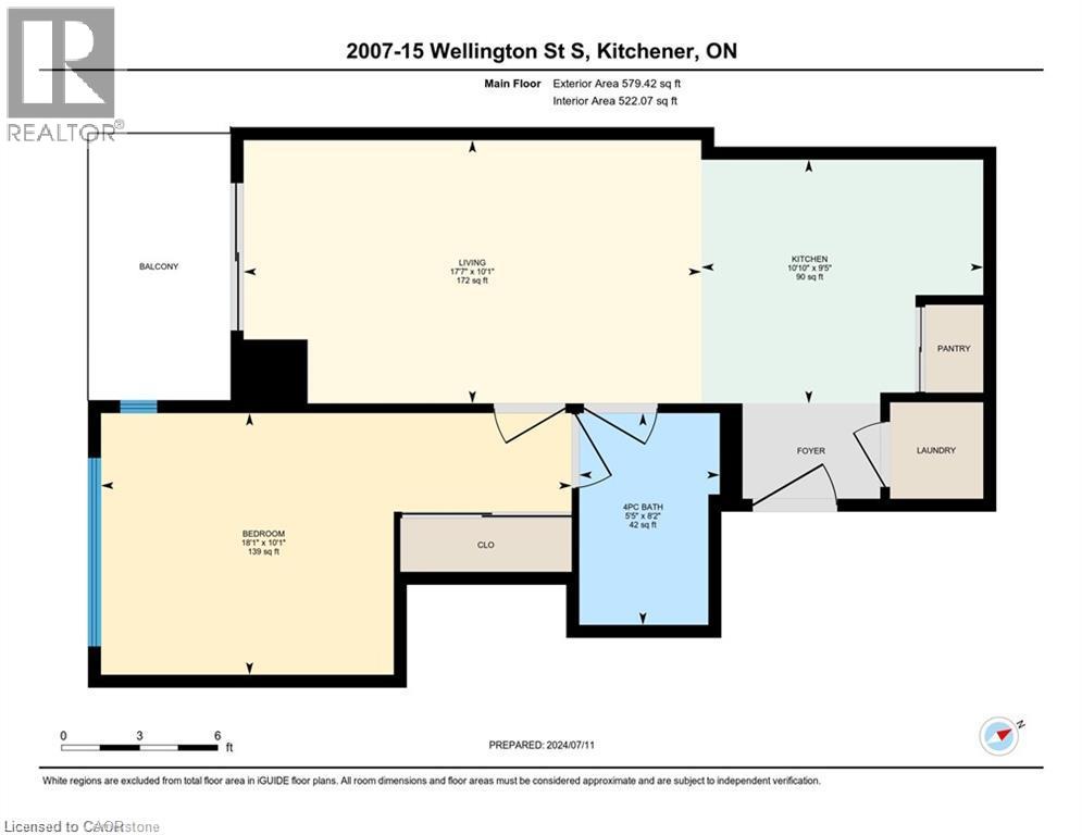 15 Wellington Street S Unit# 2007, Kitchener, Ontario  N2G 0E4 - Photo 37 - 40863909
