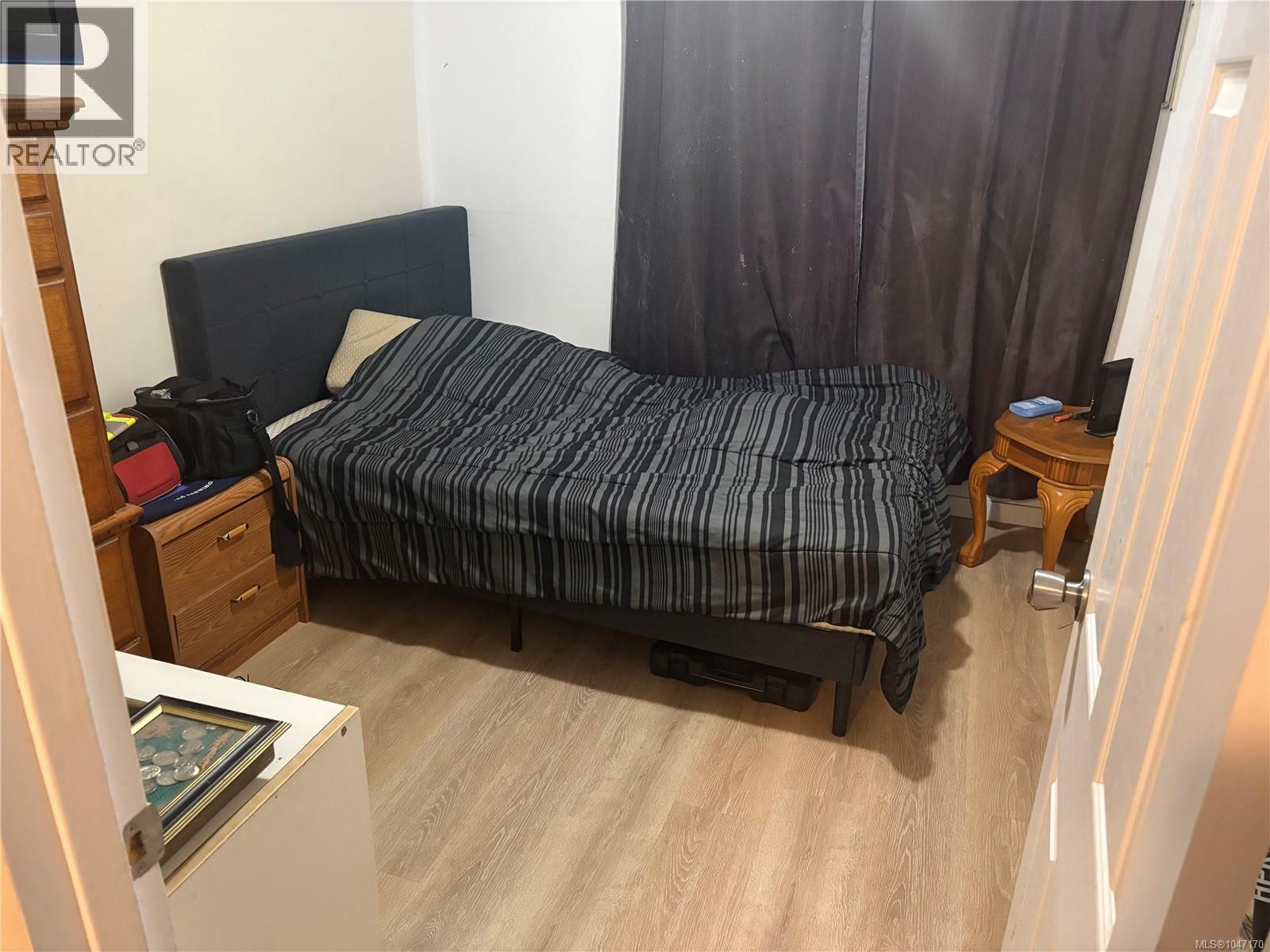 Bedroom in lower suite