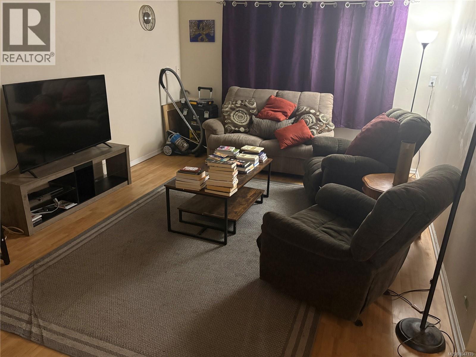 Living room in the downstairs suite
