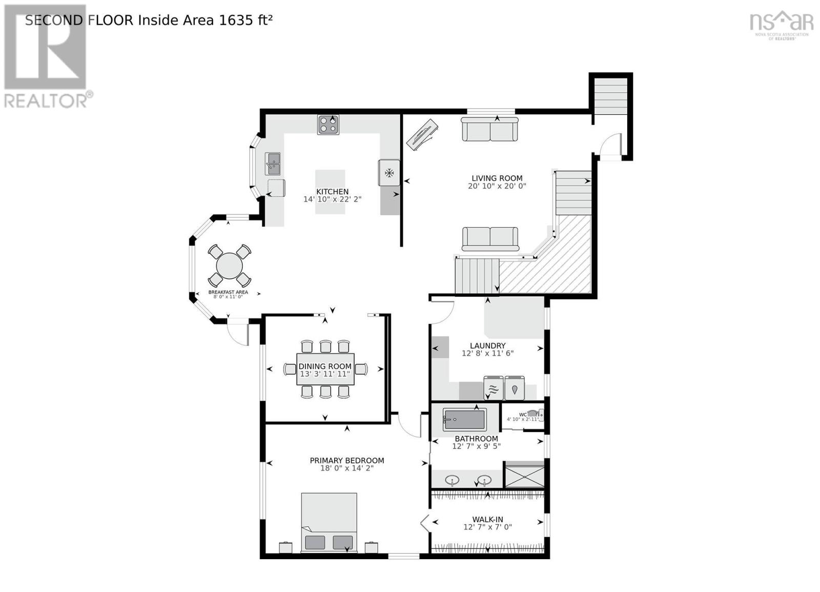 Second Level Floor Plan