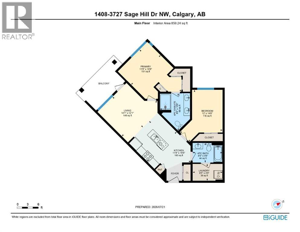 1408, 3727 Sage Hill Drive NW, Calgary, Alberta  T3R 1T7 - Photo 46 - A2331038